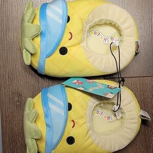 Squishmallow Maui the Pineapple Slippers Toddler Girls size 11-12 NWT